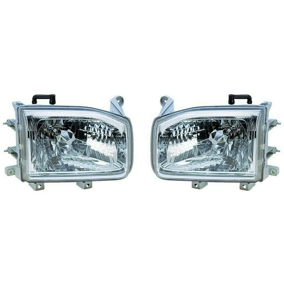 For 1999-2004 Nissan Pathfinder Pair Headlights Driver and Passenger Side NI2502127 NI2502147 | 26060-2W625 26060-7Z825