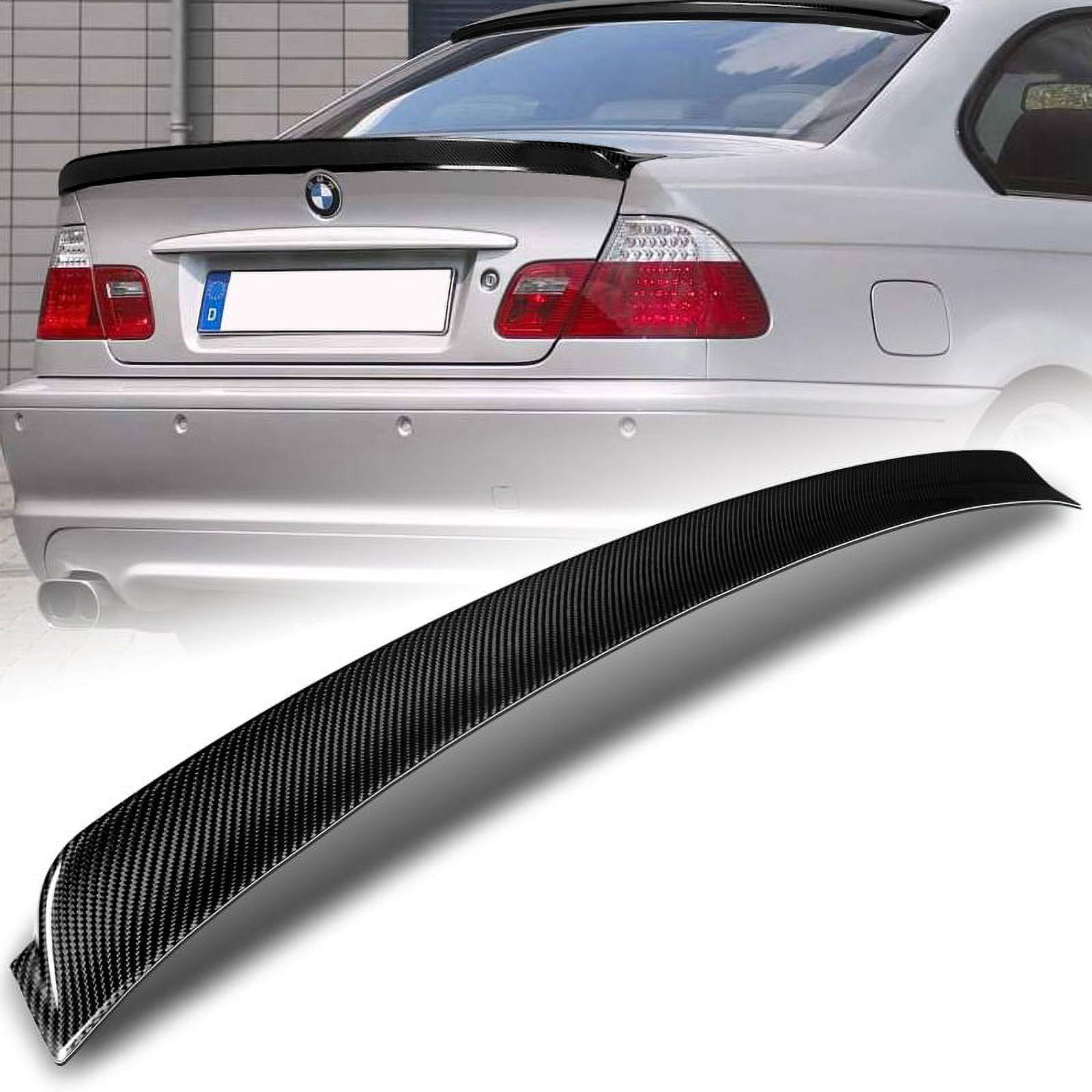 For 1999-2005 BMW E46 3-Series M3 Coupe STP Carbon Fiber Rear Trunk Spoiler  Wing 