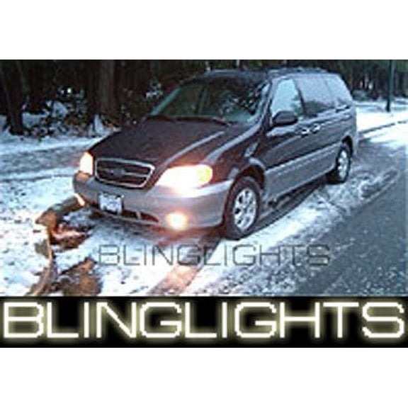 For 1999-2005 KIA CARNIVAL ANGEL EYE DRIVING LIGHTS HALO LAMPS LIGHT LAMP KIT 2000 2001 2002 2003 2004
