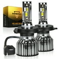thumbnail image 1 of For 1999-2005 Subaru Forester LED Headlights Bulb Low Beam Combo H4/9003 Lamp 120W 20000LM 2 Pack, 1 of 8