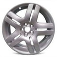 thumbnail image 1 of For 1999-2005 Volkswagen Jetta 17 Inch Painted Silver Rim - OE Direct Replacement - Road Ready Car Wheel, 1 of 7