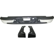 For 1999-2006 Silverado 1500 Step Bumper Rear Chrome Steel GM1103123 12496087