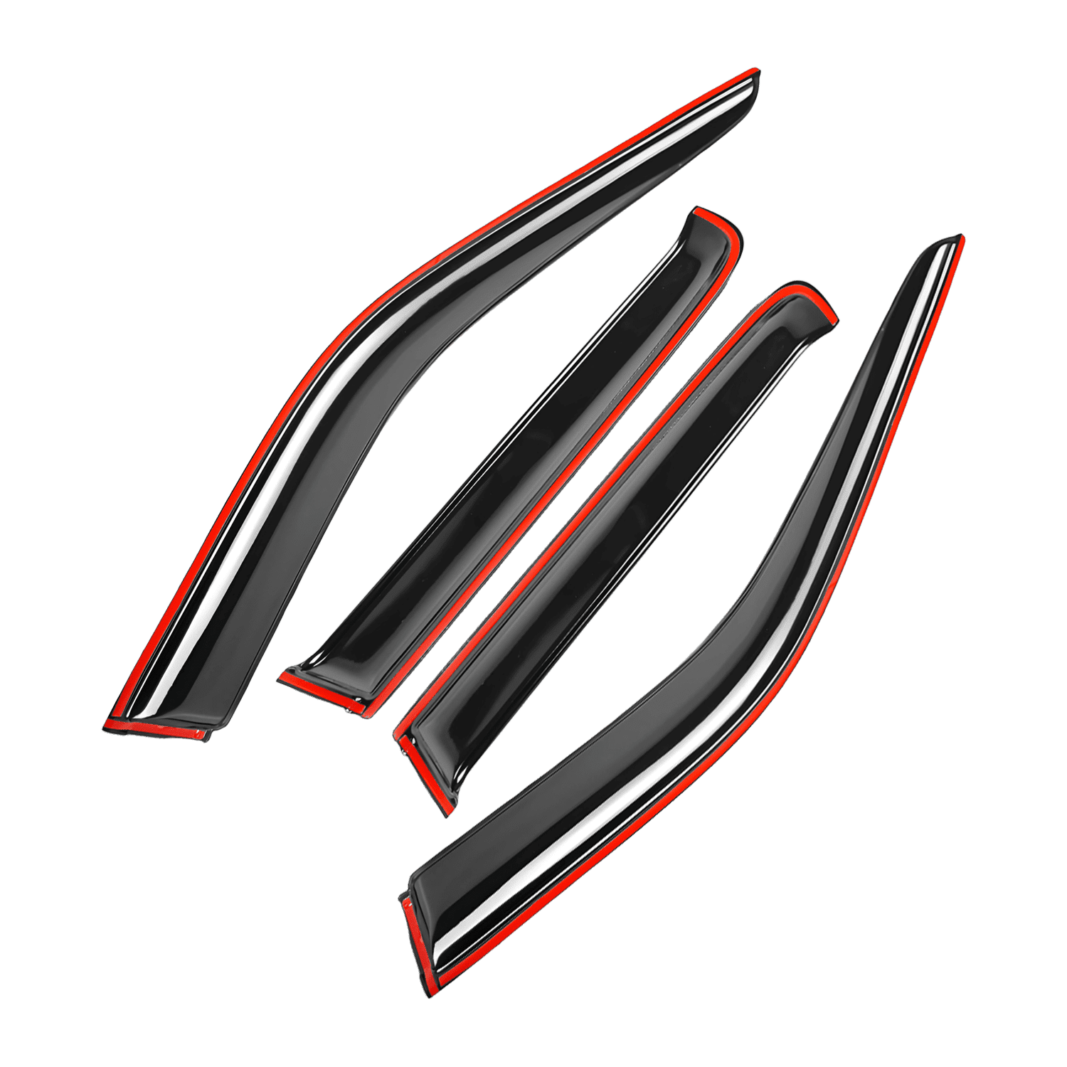 Ikon Motorsports In Channel Window Visor Compatible With 1999 2011