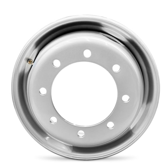 For 1999-2025 Ford F-650 19.5 Inch Powder-Coated Silver Streel Rim - OEM Direct Replacement - Road Ready Truck Wheel