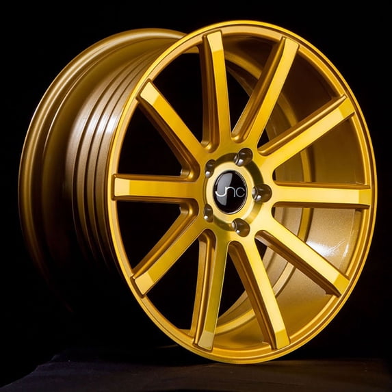 For 19x8.5 inch (1 Single Wheel Only) JNC Wheels - 19" JNC024 Transparent Gold Rim - 5X114.3 JNC Wheels-24304390598