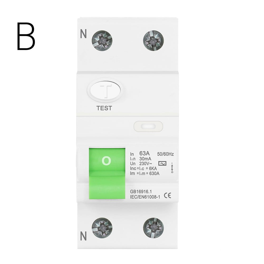 For 1P+N for RCCB Leakage Circuit Breaker 2P 100 ma with Leakage Protection