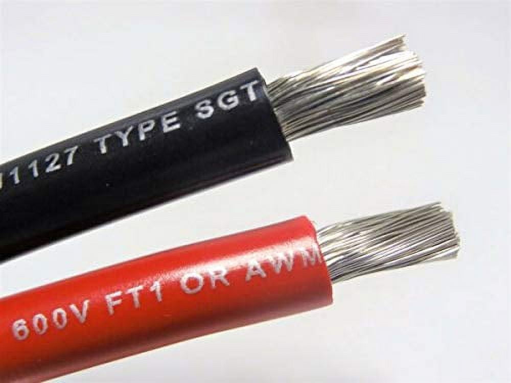 For 2 AWG GAUGE BLACK& RED MARINE TINNED BATTERY CABLE BOAT WIRE 15' EA =30'  supplier DIY home& garden, Other Wire, Cable& Conduit
