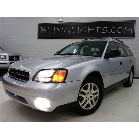 For 2000 2001 2002 2003 2004 Subaru Outback Halo Foglamps Angel Eye Fog Lamps Driving Lights Kit