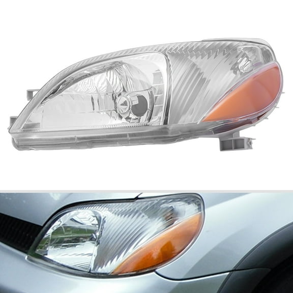 For 2000 2001 2002 Toyota Echo Left Driver Side Headlamp Headlight Assembly LH Make of High-Grade Durable ABS Plastic Materials