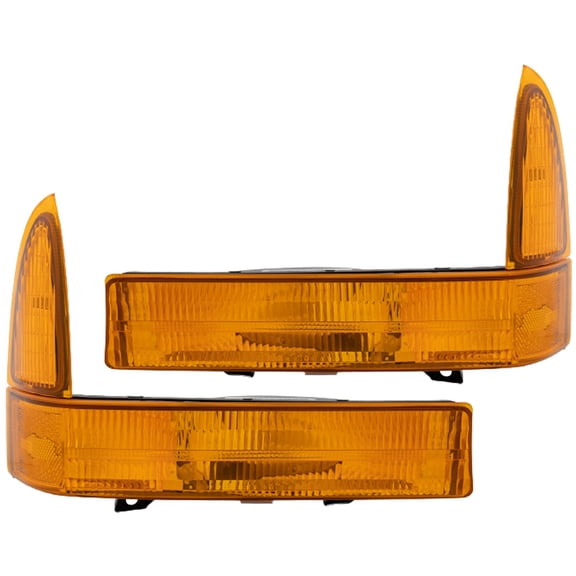 For 2000-2001 Excursion Corner Light Front Amber Plastic SET PAIR