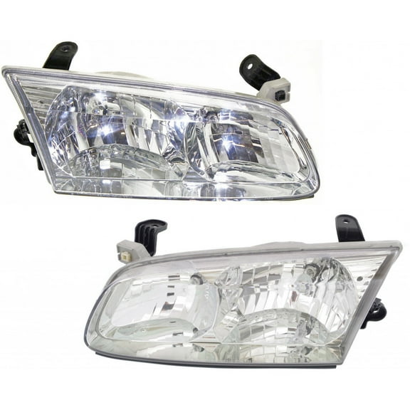 For 2000-2001 Toyota Camry Pair Head Lights Driver and Passenger Side CAPA Certified TO2502130 TO2503130 | 81150-AA020 81110-AA020