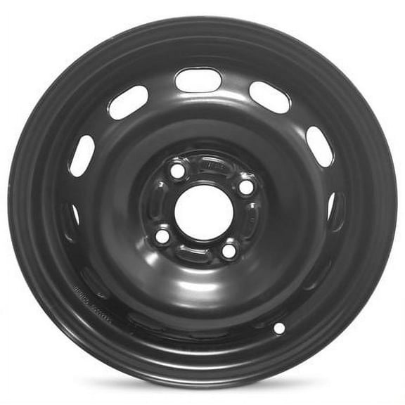 For 2000-2004 Ford Focus 14 Inch Painted Black Rim - OE Direct Replacement - Road Ready Car Wheel