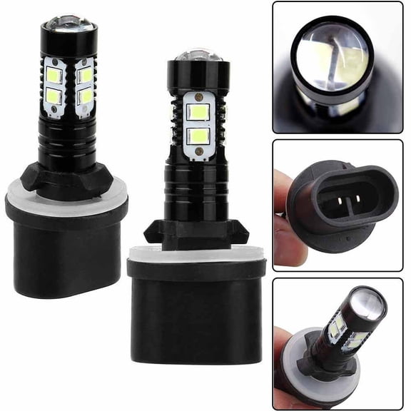 For 2000-2004 Ford Focus LED Fog Light Bulbs 880 890 899 LED Bulbs 50W 6000K 2pcs