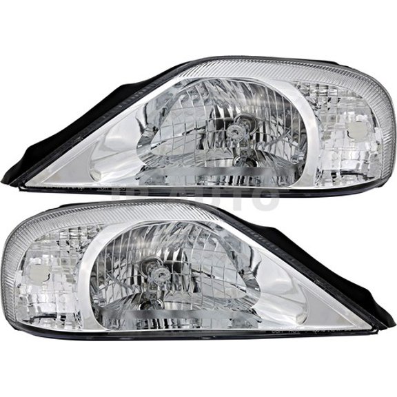 For 2000-2005 Mercury Sable Headlight Halogen Set Driver and Passenger Side