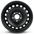 thumbnail image 1 of For 2000-2005 Saturn L Series 15 Inch Painted Black Rim - OE Direct Replacement - Road Ready Car Wheel, 1 of 13