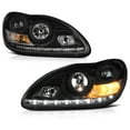 thumbnail image 1 of [For 2000-2006 Mercedes-Benz W220 S-Class D2S Xenon HID Model] LED Strip Projector Headlight Headlamp Assembly, Driver & Passenger Side, 1 of 7