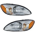 thumbnail image 1 of For 2000-2007 Ford Taurus Pair Headlights Driver and Passenger Side Assembly Unit FO2502169 FO2503169 Replaces 1F1Z-13008AB 1F1Z-13008AA, 1 of 5