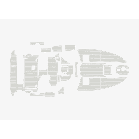 For 2000 Bayliner 2855 EVA Foam Marine Decking, Non-SlipYacht Flooring Mat, 6mm Thick, Durable and Easy to Clean Boat Pad