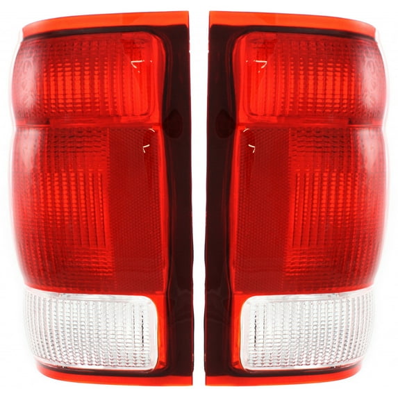For 2000 Ford Ranger Pair Rear Tail Lights Driver and Passenger Side Assembly Unit FO2800149 FO2801149 - replaces YL5Z-13405AA YL5Z-13404AA