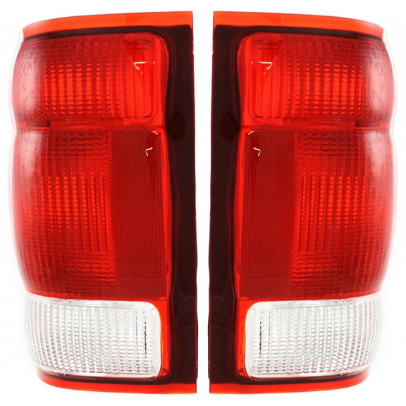 For 2000 Ford Ranger Pair Rear Tail Lights Driver and Passenger Side Assembly Unit FO2800149 FO2801149 - replaces YL5Z-13405AA YL5Z-13404AA