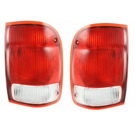 For 2000 Ranger Pickup Truck Taillight Taillamp Brake Light Tail Lamp SET PAIR