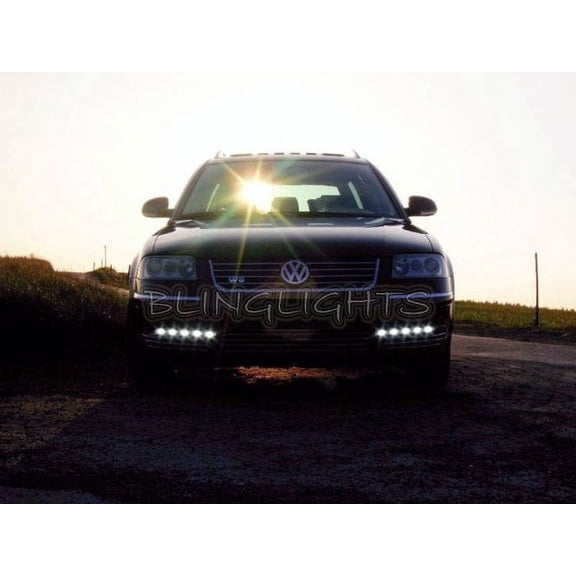 For 2001 2002 2003 2004 2005 Volkswagen VW Passat B5.5 LED DRL Strips Day Time Running Lights Lamps