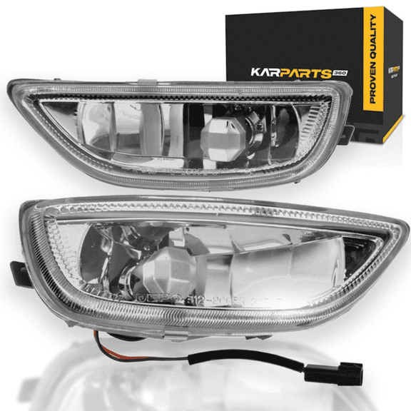 For 2001 2002 Toyota Corolla Fog Light Assembly Driver and Passenger Side Pair CAPA Replacement For TO2592105C