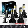 thumbnail image 1 of For 2001-2004 Toyota Corolla Headlights,9005 HB3 High beam and 9006 HB4 Low Beam Bulbs and H3 Fog light Bulbs,6pcs, 1 of 9