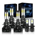 thumbnail image 1 of For 2001-2004 Toyota Corolla LED Headlight Bulbs 4-side 9005 9006 High Low Beam H3 Fog Lights 6x Bulbs Combo,k9, 1 of 17
