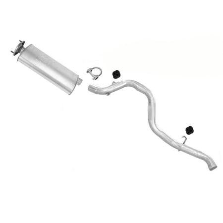 For 2001-2006 Jeep Wrangler 2.4L 2.5L 4.0L Exhaust Muffler Pipe System
