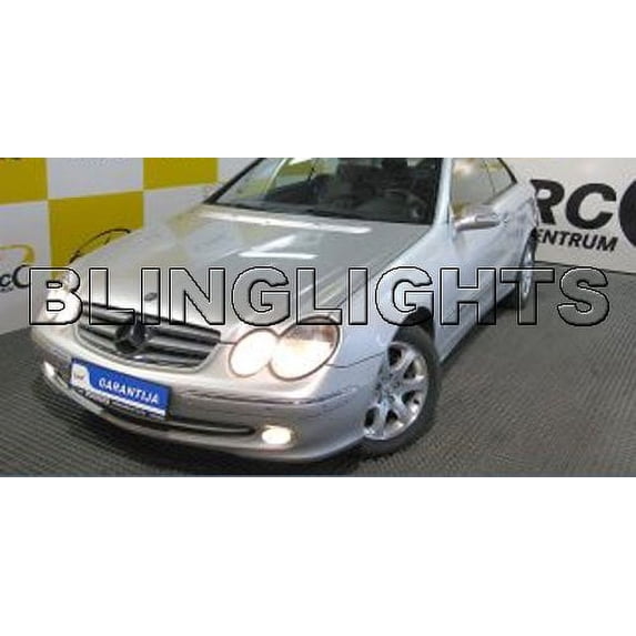 For 2002 2003 2004 2005 Mercedes-Benz CLK200 Xenon Fog Lights Driving Lamps Foglamps Lamp Kit CLK 200
