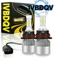thumbnail image 1 of For 2002-2005 Dodge Ram 1500 2500 3500 6000K 9007 LED Headlight High Low Bulbs 2, 1 of 8