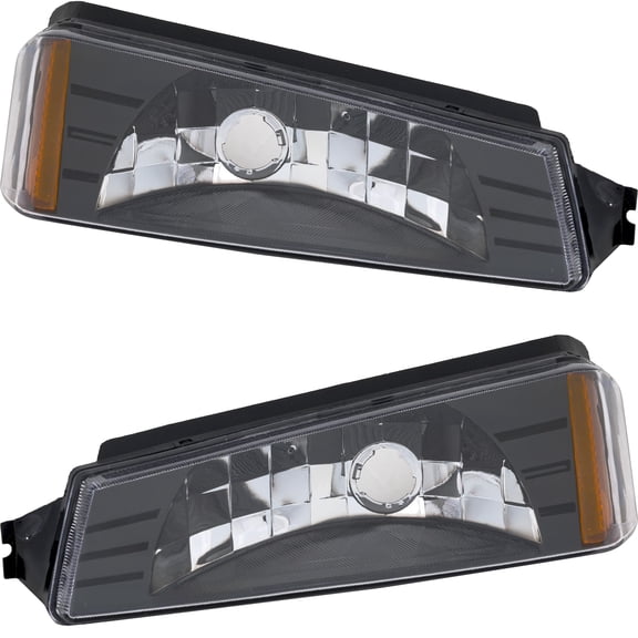 For 2002-2006 Avalanche 1500 Turn Signal Light Front Amber & Clear Plastic SET PAIR