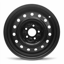 ECustomrim 15x5 Aluminum Trailer Wheel - Evolution Black 5 Lug On 4.5" Bolt Pattern
