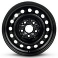 thumbnail image 1 of For 2002-2006 Toyota Camry 15 Inch Painted Black Rim - OE Direct Replacement - Road Ready Car Wheel, 1 of 10