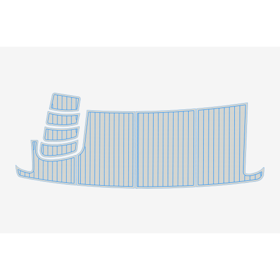 For 2002 Carver 406 EVA Foam Marine Decking, Non-SlipYacht Flooring Mat, 6mm Thick, Durable and Easy to Clean Boat Pad