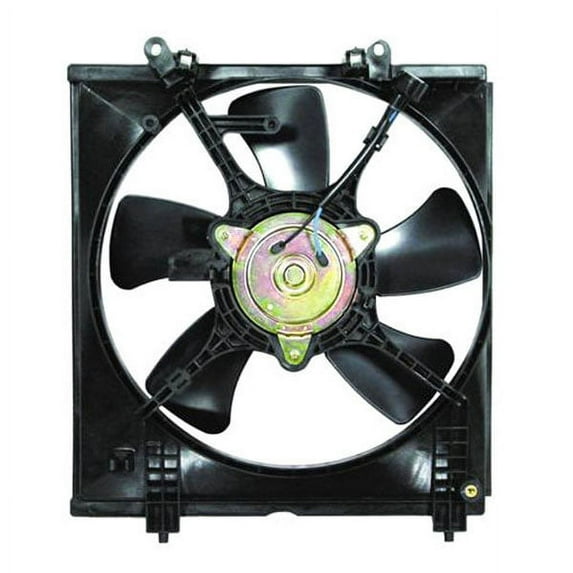For 2002 Lancer 2.0L Radiator Engine Cooling Fan Motor Assembly w/Blade Shroud