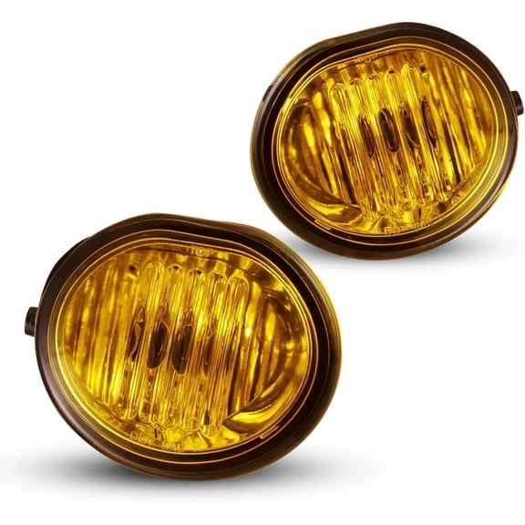 For 2003-08 Toyota Matrix/Pontiac Vibe Yellow Lens Bumper Driving Fog Light Lamp