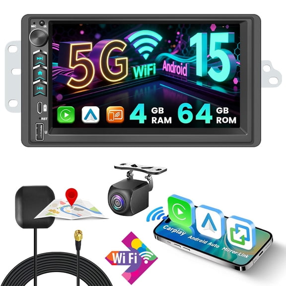 For 2003 2004 2005 2006 Chevrolet Tahoe Silverado Android 15 CarPlay Car Radio GPS Stereo