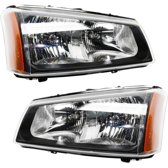 For 2003 2004 2005 2006 Chevy Silverado 1500 Pair Headlights Driver and Passenger Side GM2502224 GM2503224 For 16526137 16526138