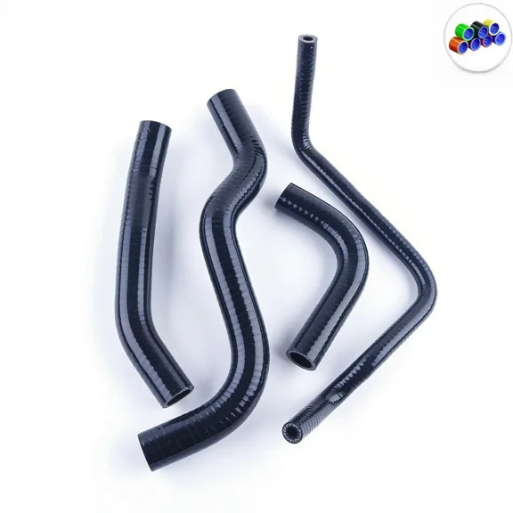 For 2003-2006 HONDA CB600F CB 600F HORNET Black Silicone Radiator Coolant Hoses Kit
