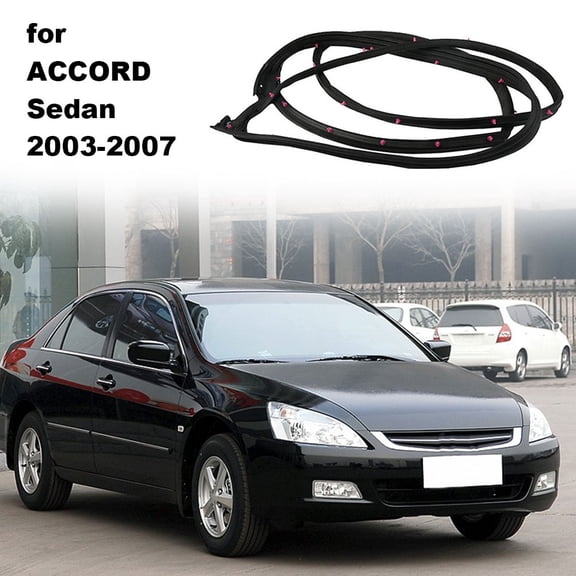 For 2003-2007 Honda Accord Sedan Door Weatherstrip Strip Seal Rubber Front Left