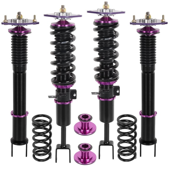 SPEEDWOW Coilovers Kits for 2003-2008 Nissan 350Z Z33 Coupe, 24 Levels Damper Adjustable Coilovers Suspension Kit Shock Absorbers Struts Coilover Lowering Kit