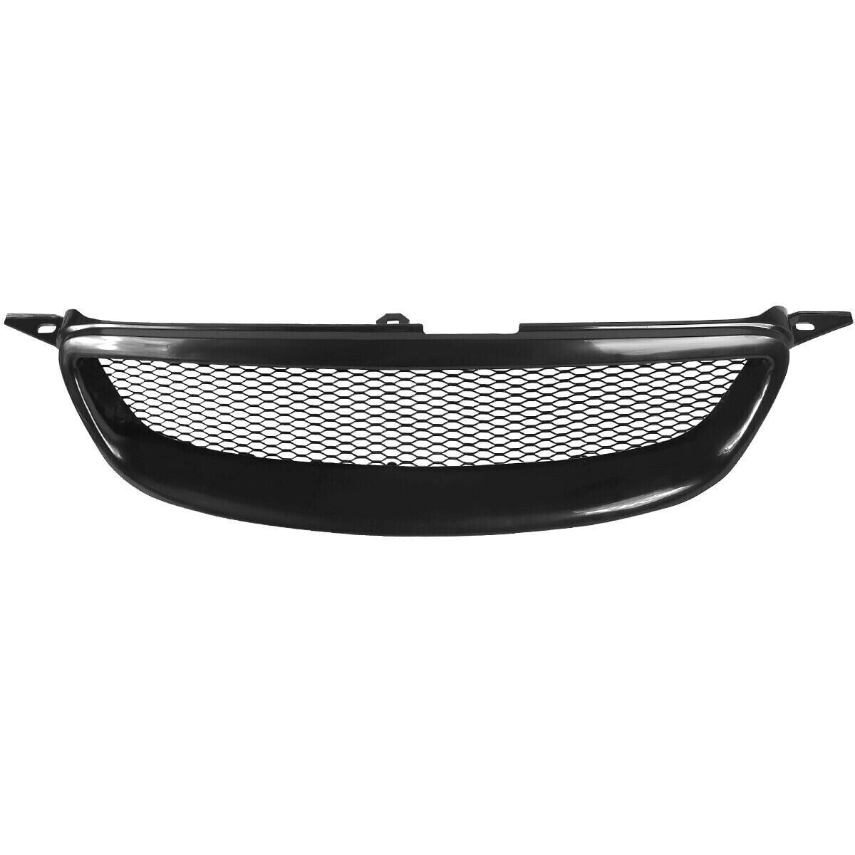 Chrome & Black Diamond Style Upper Grille For 2003-2008 Toyota Corolla - Easy Install