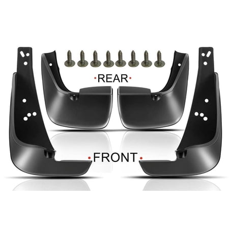 For 2003-2008 Toyota Corolla Sedan Splash Guards Mud Flaps Set Front + Rear 4 Pc