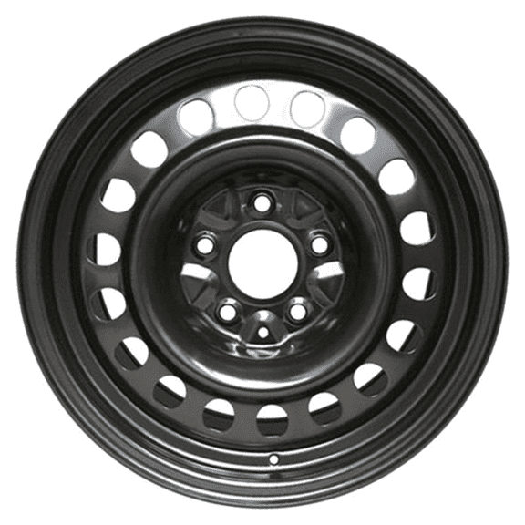 For 2003-2010 Jeep Grand Cherokee 17 Inch Painted Black Rim - OE Direct Replacement - Road Ready Car Wheel