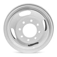 thumbnail image 1 of For 2003-2024 GMC Savana 3500 16 Inch Painted White Rim - OE Direct Replacement - Road Ready Car Wheel, 1 of 8