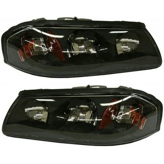 For 2004 2005 Chevy Impala Pair Headlights Driver and Passenger Side from 2/6/04 GM2502248 GM2503248 | 10356097 10356098