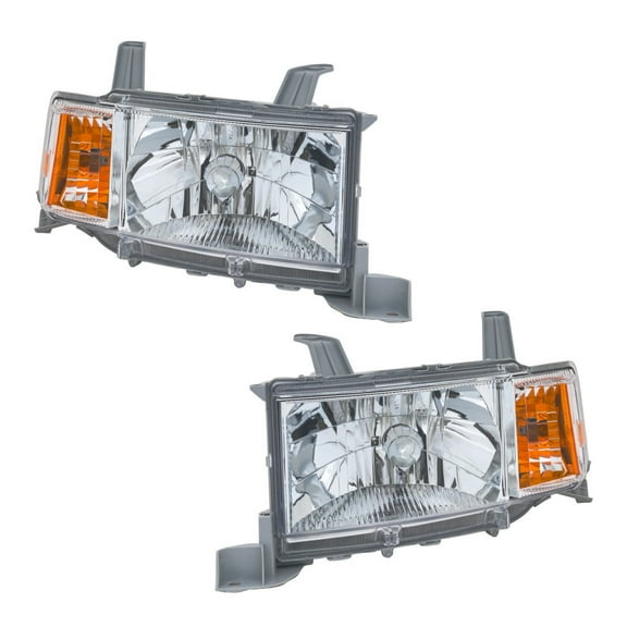 For 2004-2006 Scion xB Pair Driver and Passenger Side Headlight Assembly Lens/Housing CAPA SC2518101C