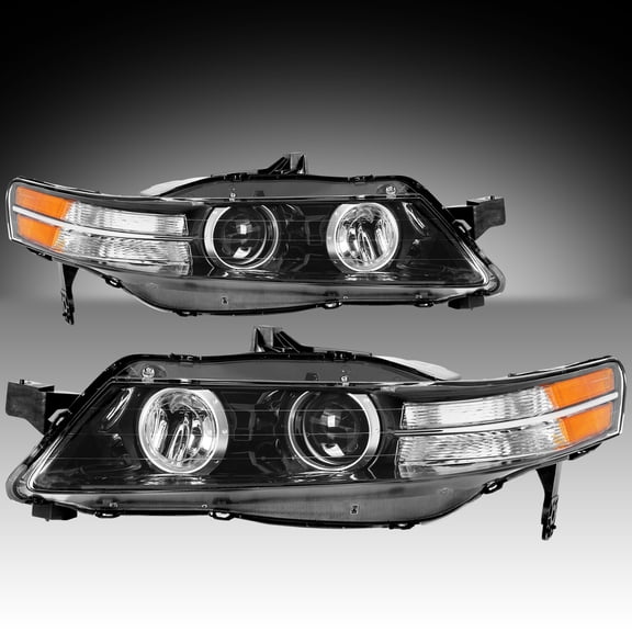 For 2004-2008 Acura TL Type-S Model HID Headlights Assembly Pair 04-08